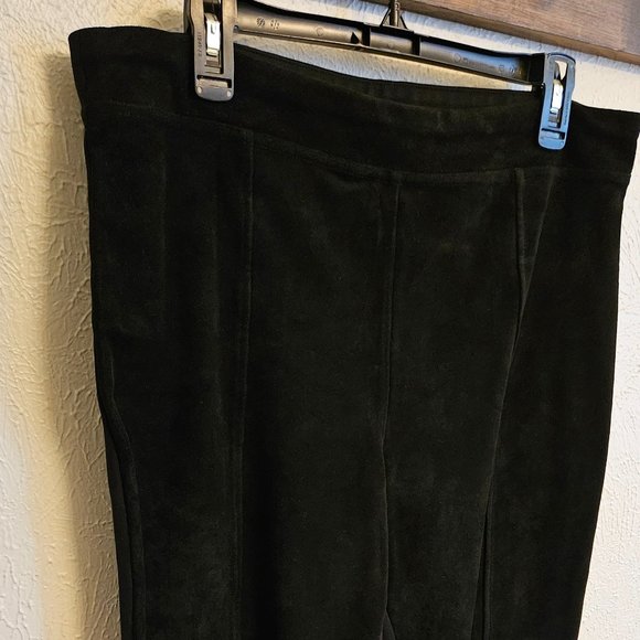 Faux Suede and Power Stretch Pants by Calvin Klein - Picture 9 of 10